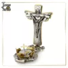 Table Standing Crucifix Candle Holder