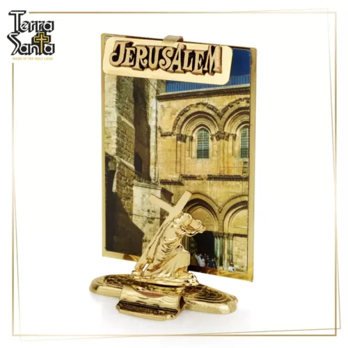 Jerusalem church of Holy Sepulchre Table Decor Stand Christ Carrying the Cross
