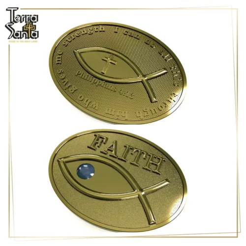 I can do all things through he who gives me strength" Philippians 4:13 Medal Medallion