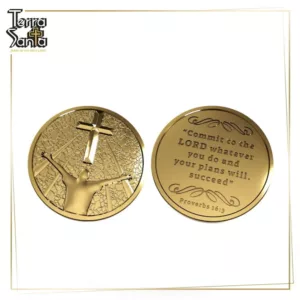 Cross Medal Commit to the Lord what you do and your Plans Will Succeed