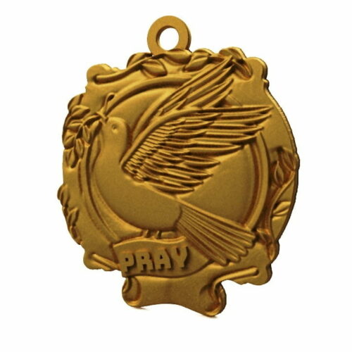 Pray Peace Dove Necklace Pendent