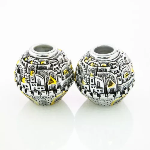 Castiçais Castiçais para velas Castiçais para velas Jerusalém Judaisim Shabat