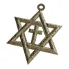 Estrella de David Cruz judía Collar Joyería Evangélica